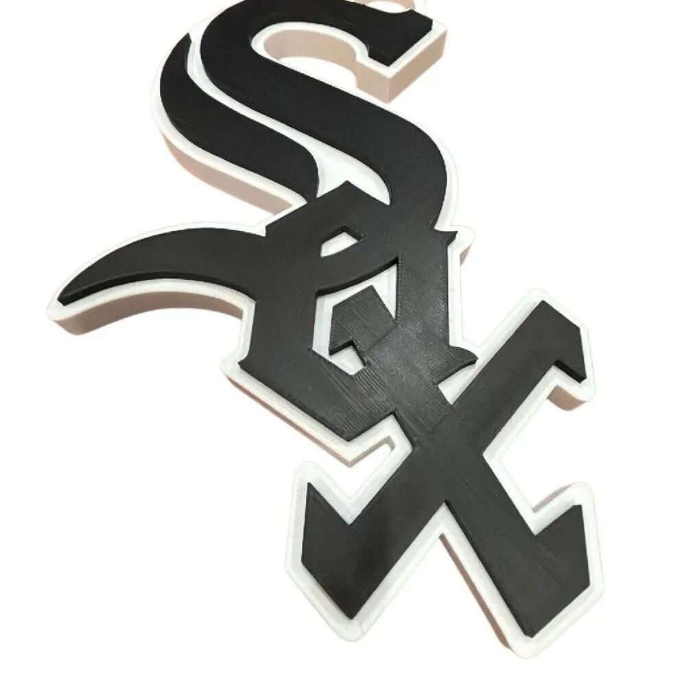 Chicago White Sox 3D Pendant – 11 Inch Wall Art / Hanging Decor Logo New